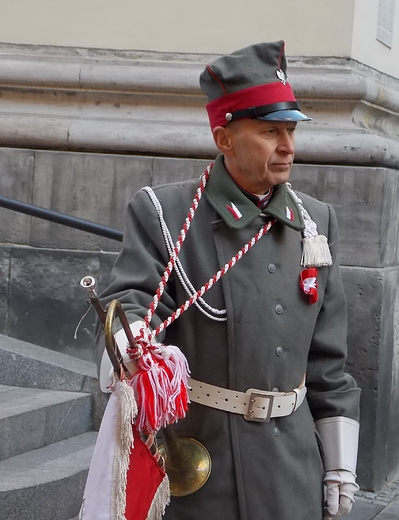 Warszawa. Obchody 95-tej rocznicy wybuchu Powstania Wielkopolskiego.