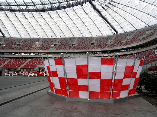 Warszawa. Zimowy Narodowy. Najwiksze w Polsce sztuczne lodowisko na Stadionie Narodowym.