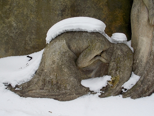 Warszawa. Zimowe Powzki.