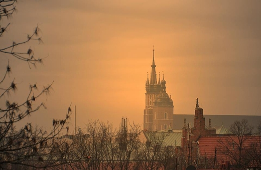 Widok ze wzgrza Wawelskiego