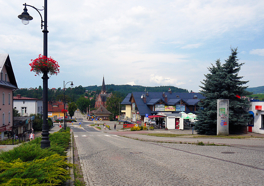 Rabka Zdrj. Ulica Orkana.