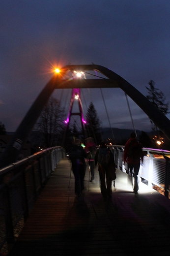 Schodzc z Baraniej Gry-Most na rzece Soa