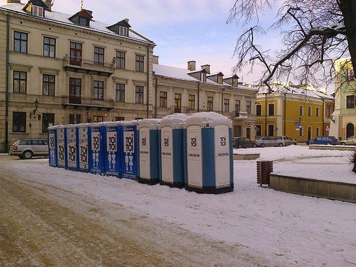 Rynek Wodny przed Sylwestrem