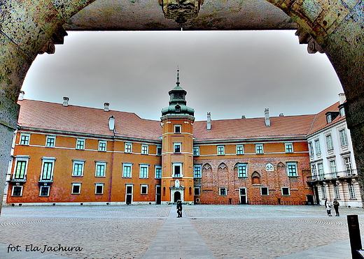 Warszawa. Dziedziniec Zamku Krlewskiego.