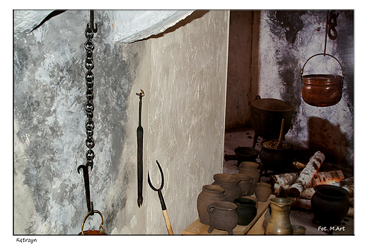 Ktrzyn - wystawa w redniowiecznej kuchni na zamku w Ktrzyni