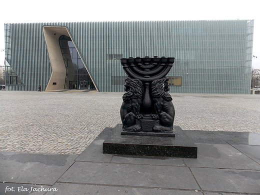 Warszawa. Muzeum Historii ydw Polskich. Widok od zachodu.