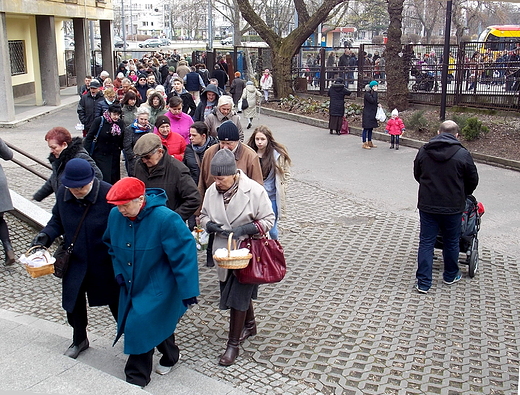 Warszawa. Wielka Sobota w parafii p.w. w. Jakuba.