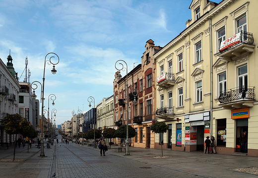 Kielce. Ulica Sienkiewicza.