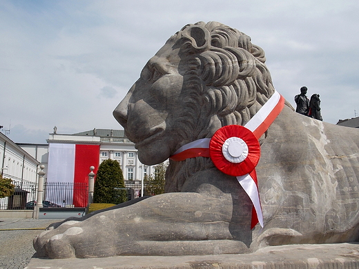 Warszawa. 1 maja 2015 na Krakowskim Przedmieciu.