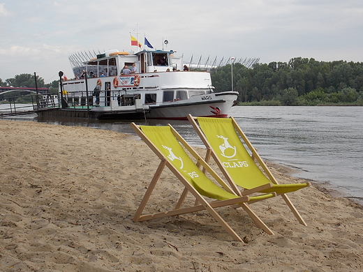 Warszawa. Tramwaj wodny Wars.