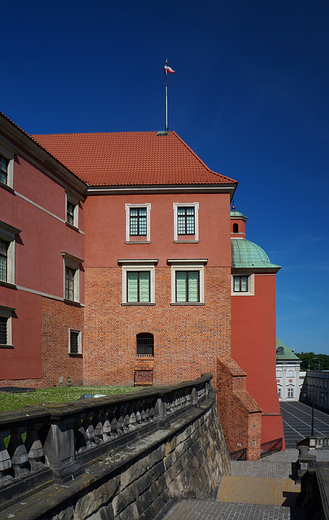 Warszawa. Fragment Zamku Krlewskiego.