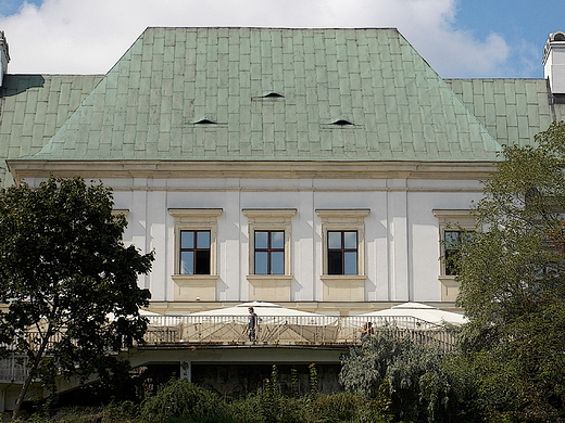 Warszawa. Fragment Zamku Ujazdowskiego.