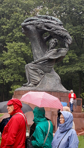 Warszawa. Deszczowa sobota w azienkach.