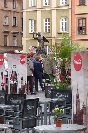 Warszawa. Na Rynku Starego Miasta.