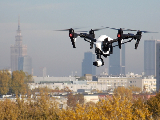 Warszawa. Dron nad Grk Szczliwick.