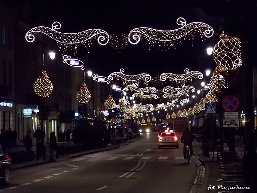 Warszawa. witeczny Nowy wiat.