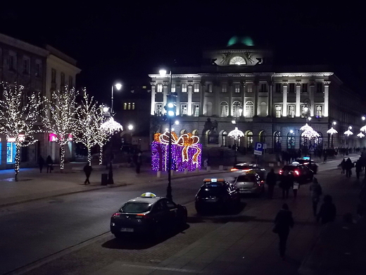 Warszawa. witeczne Krakowskie Przedmiecie.