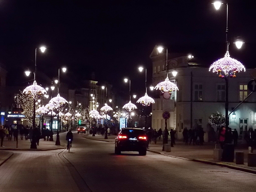 Warszawa. witeczne Krakowskie Przedmiecie.