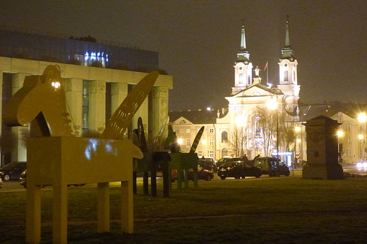 Warszawa, plac Krasiskich.