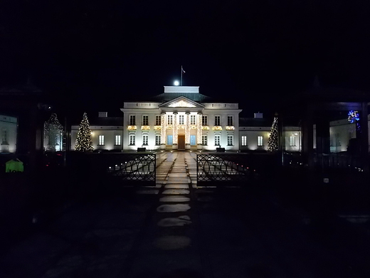 Warszawa. witeczny Belweder.