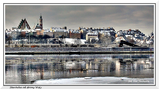 Warszawa. Starwka od strony Wisy