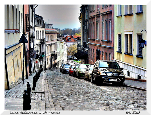 Warszawa. Ulica Bednarska w rdmieciu