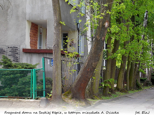 Warszawa. ladami Agnieszki Osieckiej. Dom