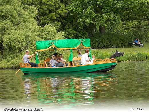 Warszawa. Gondola w azienkach