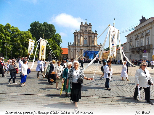 Centralna procesja Boego Ciaa 2016 w Warszawie