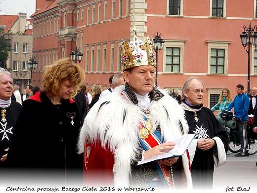 Centralna procesja Boego Ciaa 2016 w Warszawie