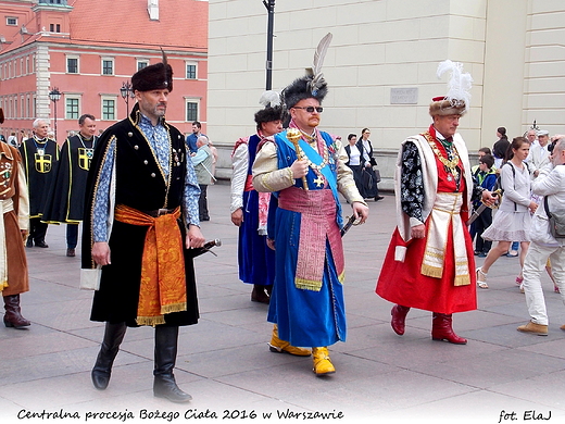 Centralna procesja Boego Ciaa 2016 w Warszawie