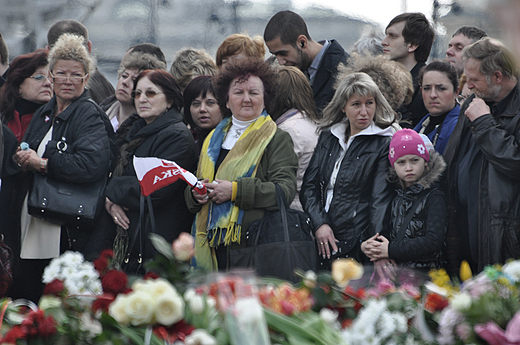 aoba narodowa. Warszawa, przed Paacem Prezydenckim