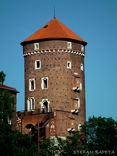 Baszta Sandomierska na Wawelu.