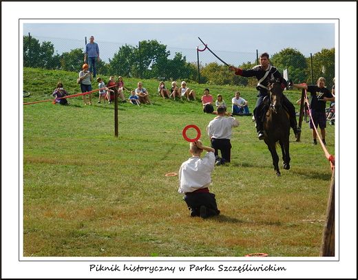 Warszawa. Piknik historyczny w Parku Szczliwickim