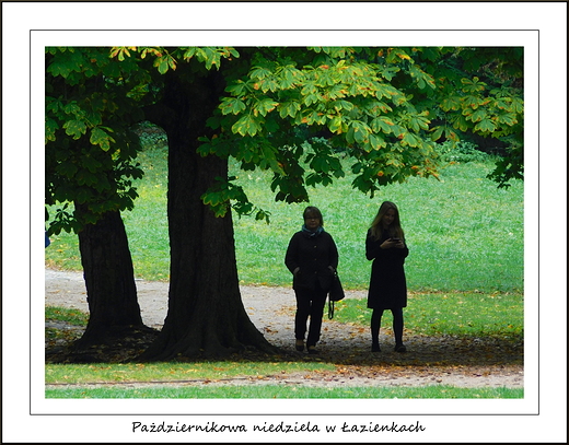 Warszawa. Padziernikowa niedziela w azienkach