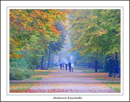 Warszawa. Jesienne azienki