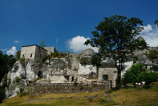 Ruiny zamku Bkowiec w Morsku