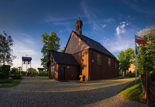 Wglewo - drewniany koci w. Katarzyny zbudowany w 1818 roku.