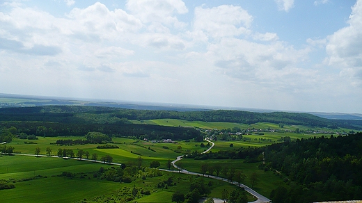 Widok z zamku chciskiego