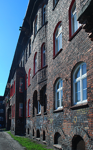 Nikiszowiec. Domy grniczego osiedla tzw. familoki.