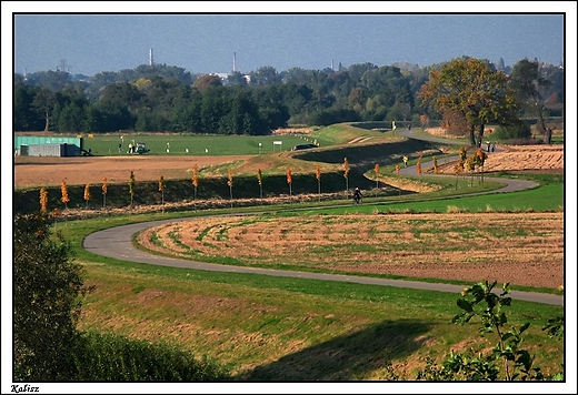 Kalisz - cieka rowerowa nad Prosn