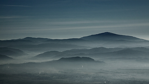 Babia Gra. Widok z Beskidu lskiego