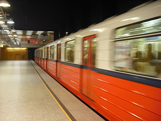 Warszawa. Warszawskie metro.