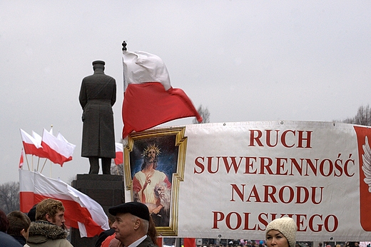 11 listopada wito Niepodlegoci - na Pl. J Pisudskiego