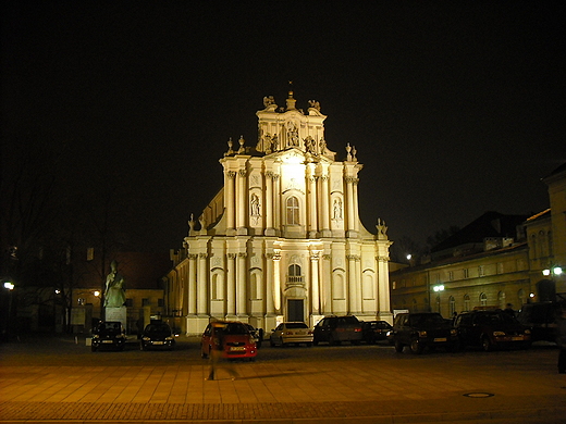 Warszawa. Koci Sistr Wizytek przy ul. Krakowskie Przedmiecie.