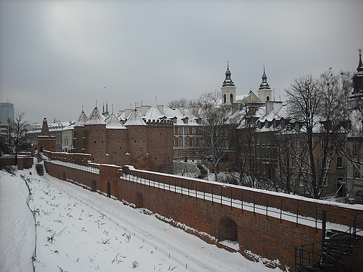 Warszawa. Stare Miasto. Barbakan.