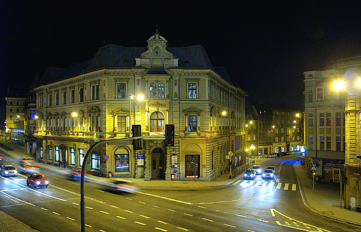 Bielsko-Biaa noc. Centrum.