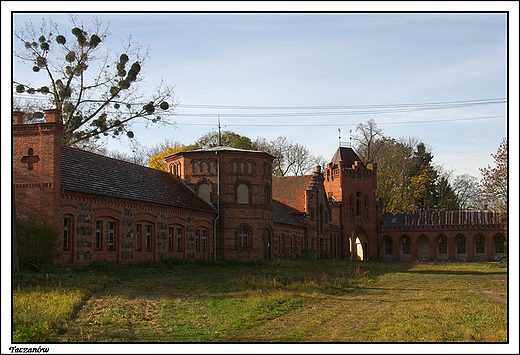 Taczanw - oraneria, wozownia i pawilon zespou paacowego