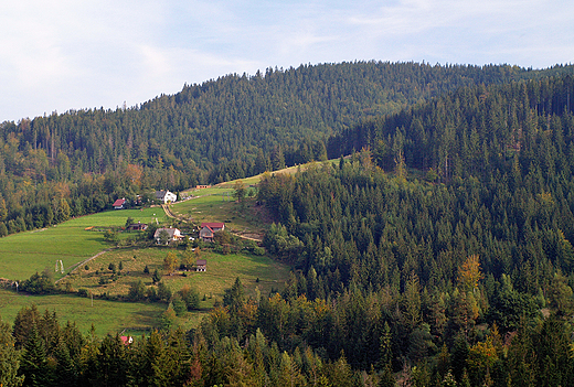 Beskid lski w okolicy Wisy.