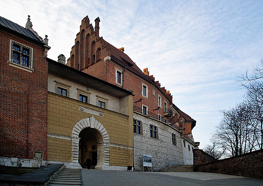 Krakw. Wejscie na Wawel.